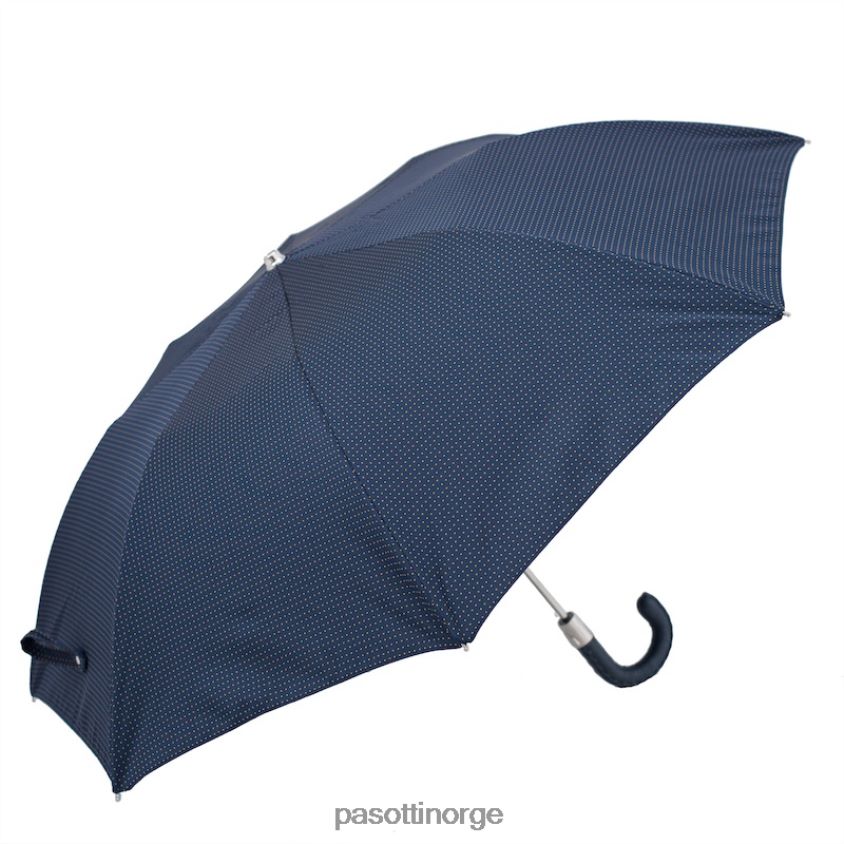 paraply | PASOTTI 64 pto cn4 n36 - sammenleggbar paraply med skinnhåndtak 8B6Z26186 menn