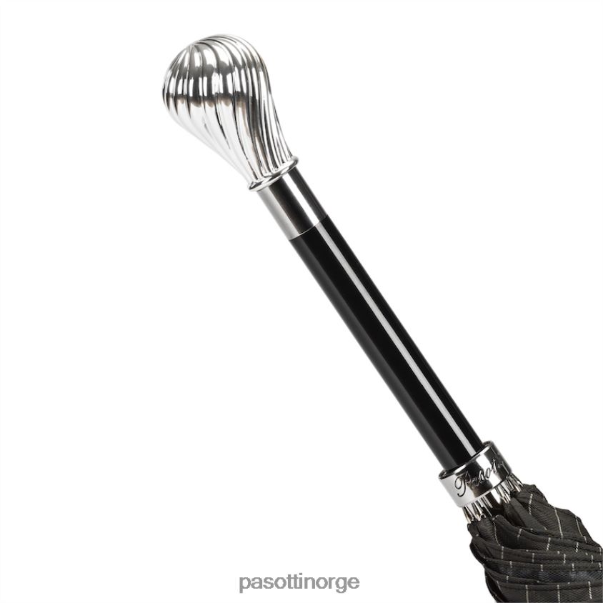 paraply | PASOTTI 478 1084-4 w13 - klassisk paraply, sølv knotthåndtak 8B6Z2688 menn