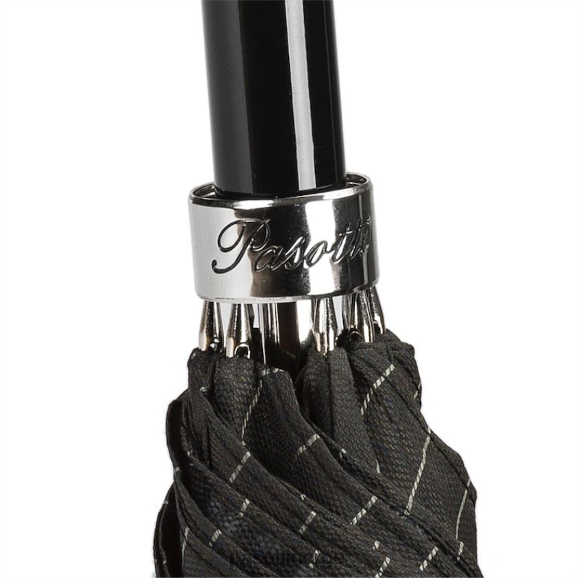 paraply | PASOTTI 478 1084-4 w13 - klassisk paraply, sølv knotthåndtak 8B6Z2688 menn