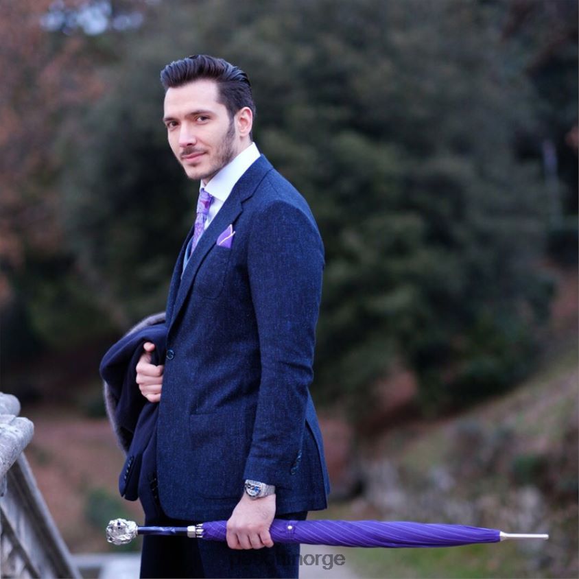 paraply | PASOTTI 478 1084-7 w37pv - lilla paraply med sølv løvehåndtak 8B6Z2661 menn