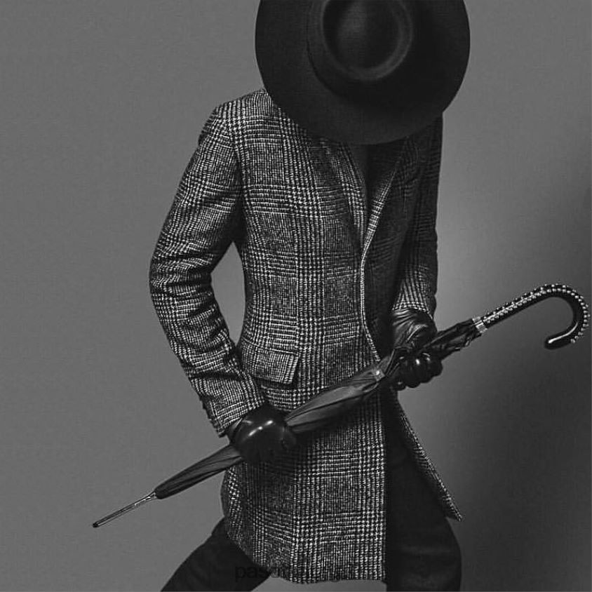 paraply | PASOTTI 478 6277-1 h20u - designer paraply med nagler 8B6Z2641 menn