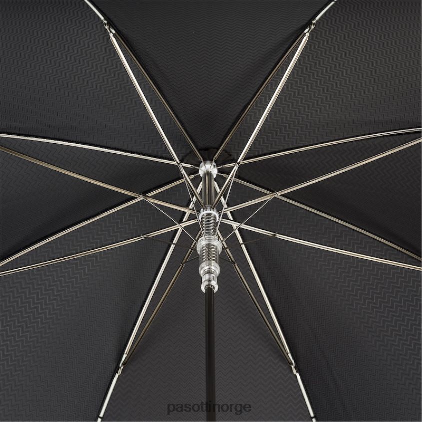 paraply | PASOTTI 478 6278-1 w03 - luksuriøs svart paraply 8B6Z2684 menn