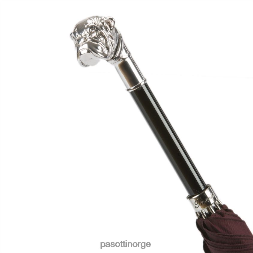 paraply | PASOTTI 478 oxf-15 w38 - sølv bulldog paraply 8B6Z2618 menn