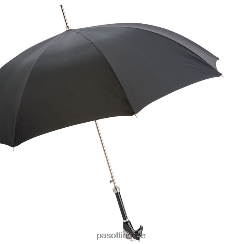paraply | PASOTTI 478 oxf-18 k45ne - svart hest paraply 8B6Z2653 menn