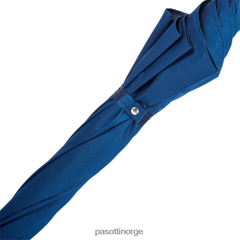 paraply | PASOTTI 478 oxf-8 w39pb - blå paraply, sølv greyhound håndtak 8B6Z2680 menn