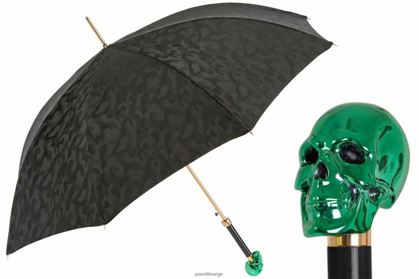 paraply | PASOTTI 479 11780-142 w33v - kamuflasjeparaply med greenskull 8B6Z2628 menn