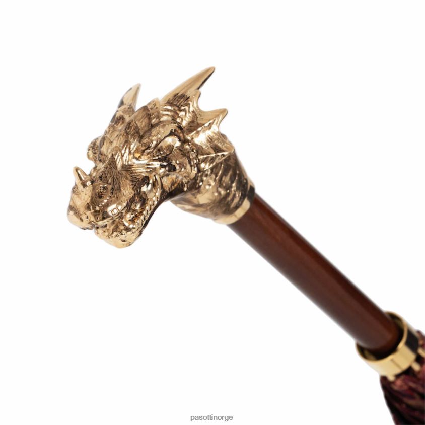 paraply | PASOTTI 479 51873-1 k73v - golden dragons burgunder paraply 8B6Z261 menn