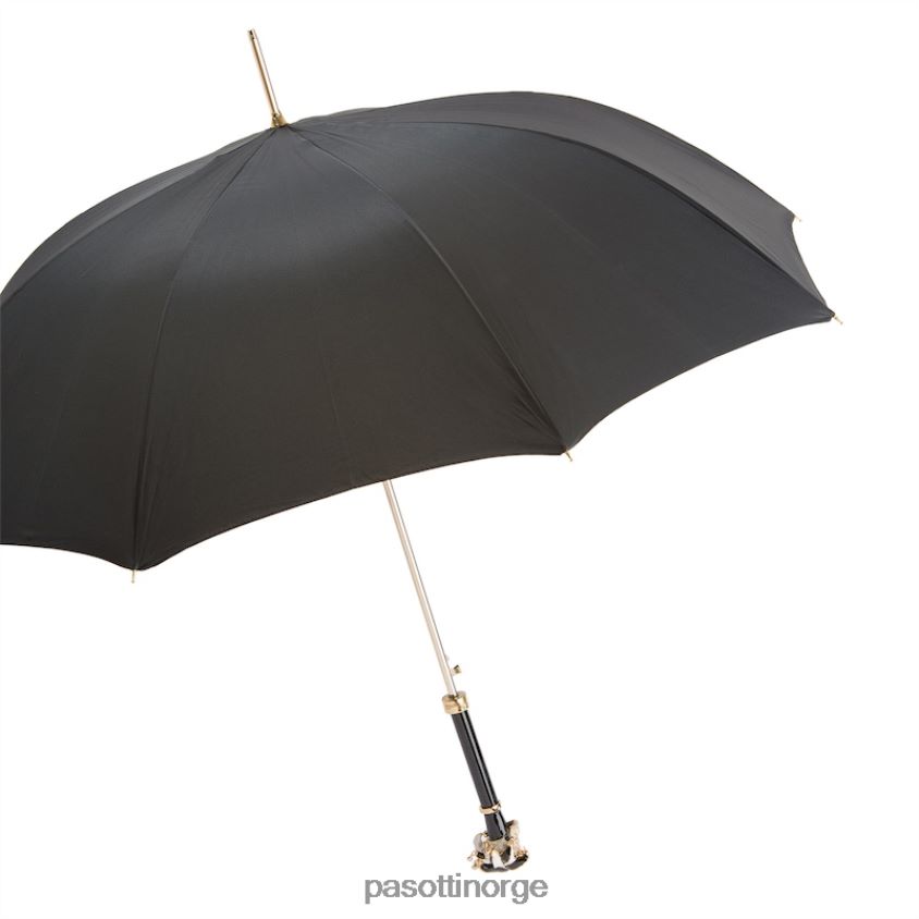 paraply | PASOTTI 479 oxf-18 k58 - swarovski jester skull paraply 8B6Z2667 menn