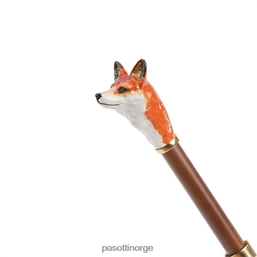paraply | PASOTTI 479fa oxf-10 k48 - fox paraply, med etui og ring 8B6Z2620 menn