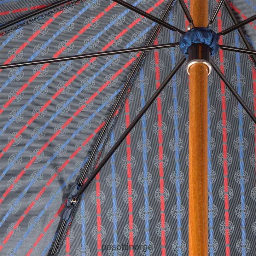 paraply | PASOTTI 142 51404-5 p - paraply med rødt skinnhåndtak 8B6Z26110 menn