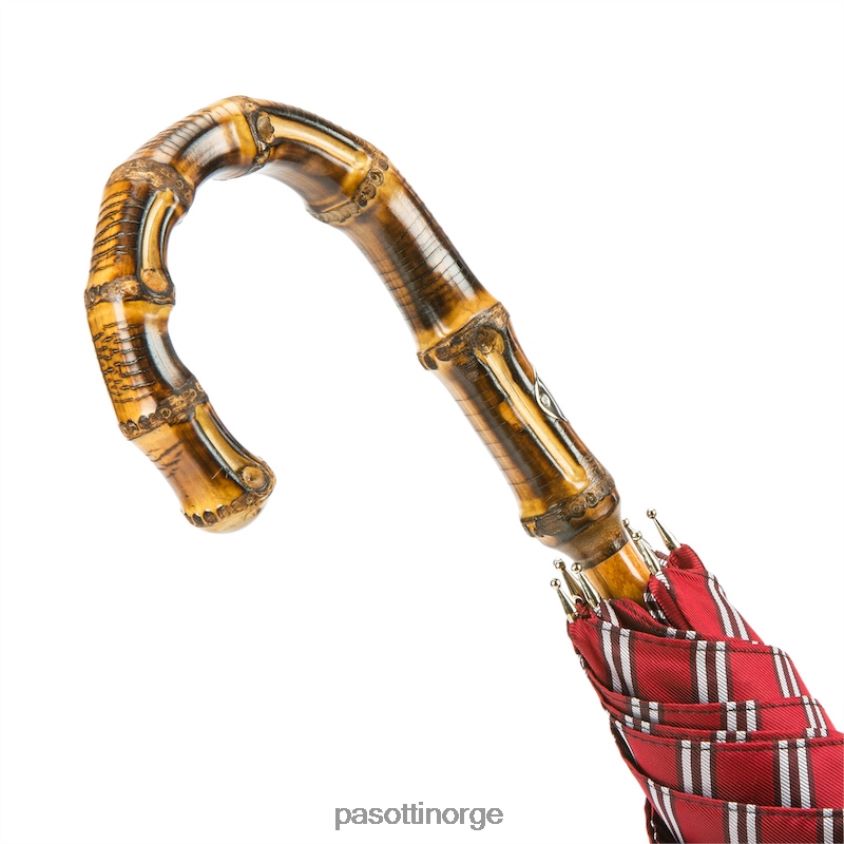 paraply | PASOTTI 142 51880-2 b - klassisk stripete paraply, bambushåndtak 8B6Z26109 menn