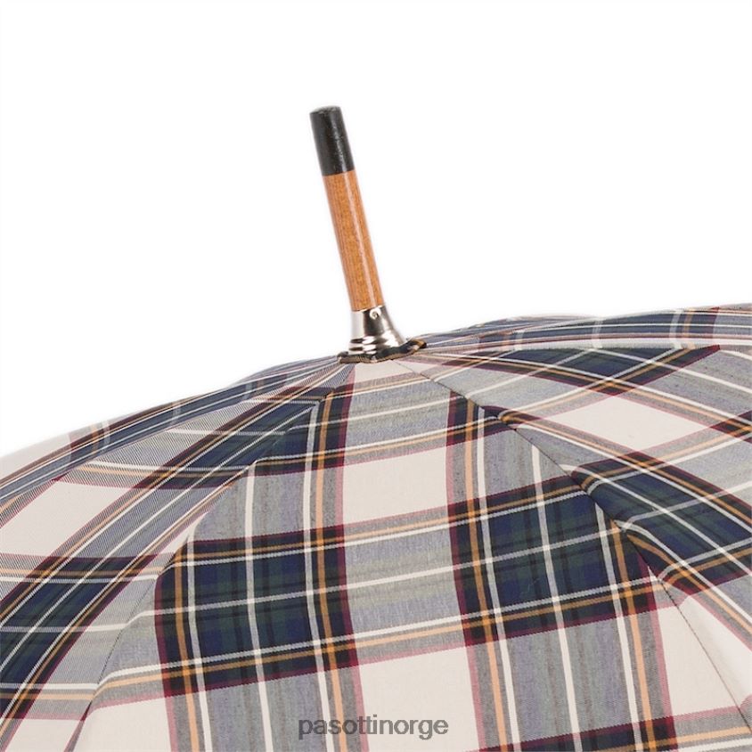 paraply | PASOTTI 142 ptb155-1 p - brun tartan paraply 8B6Z26106 menn