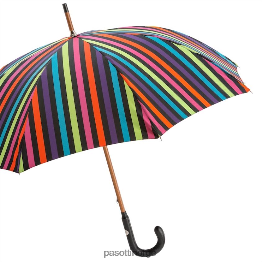 paraply | PASOTTI 142 venez-1 p - flerfarget striper paraply 8B6Z26121 menn