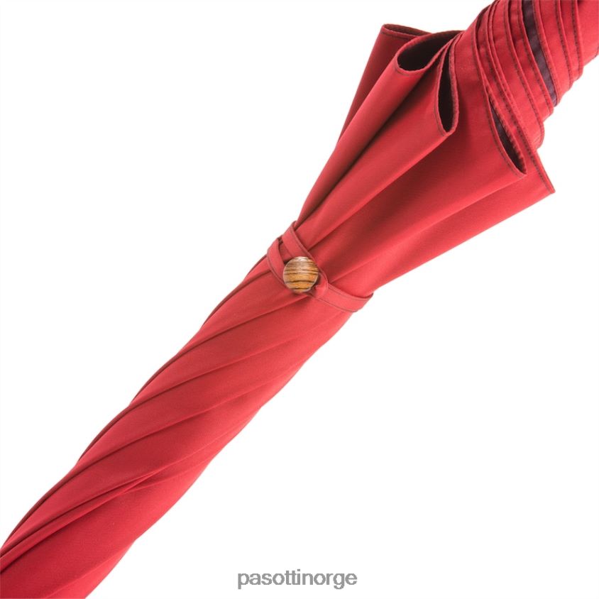 paraply | PASOTTI 143 double-19 n37 - paraply med flettet skinnhåndtak 8B6Z26117 menn