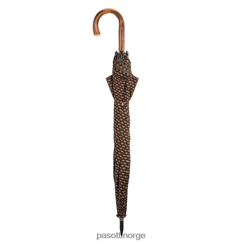 paraply | PASOTTI 145 atene-1 c - jacquard paraply med geometrisk design 8B6Z26139 menn