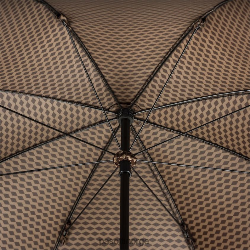 paraply | PASOTTI 145 atene-1 c - jacquard paraply med geometrisk design 8B6Z26139 menn