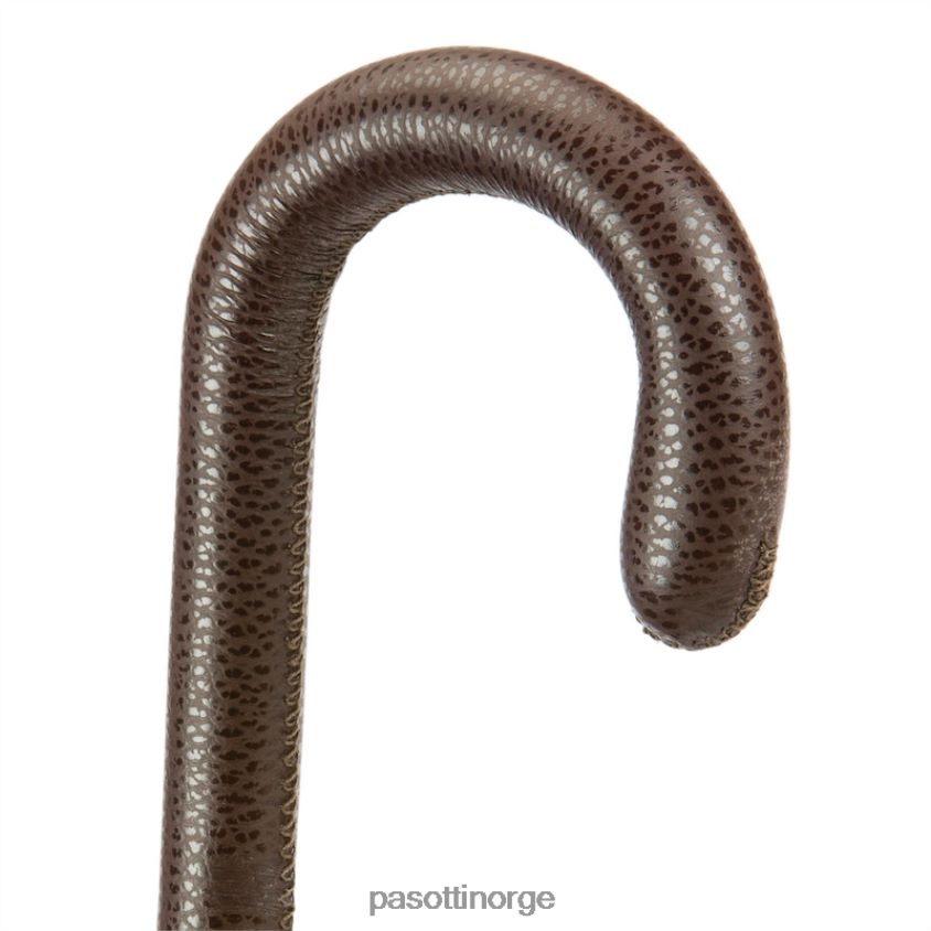 paraply | PASOTTI 478 5880-1 pu - håndverks italiensk paraply med skinnhåndtak 8B6Z26129 menn