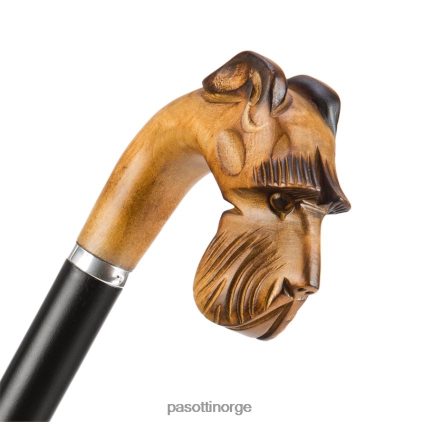 paraply | PASOTTI 478 5880-3 n49 - håndskåret schnauzer paraply 8B6Z2693 menn