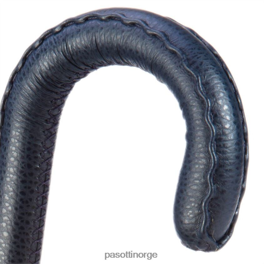 paraply | PASOTTI 478 6279-3 n36 - paraply med navy skinnhåndtak 8B6Z26154 menn