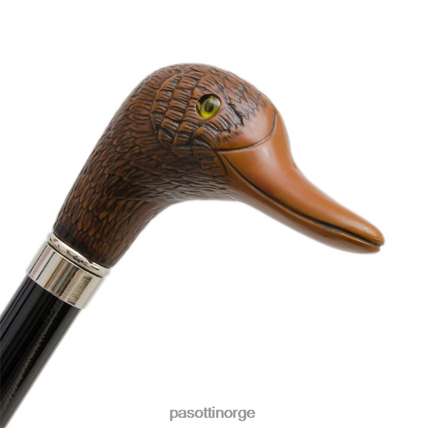 paraply | PASOTTI 478 bruce-5 114 - stripete paraply med andehåndtak 8B6Z26132 menn