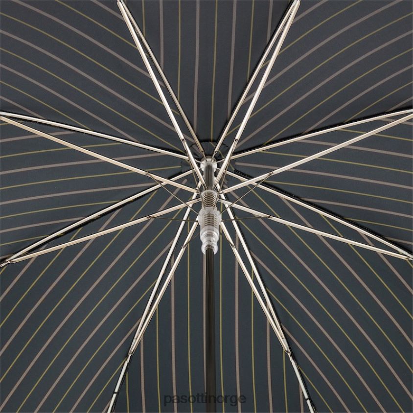 paraply | PASOTTI 478 bruce-5 114 - stripete paraply med andehåndtak 8B6Z26132 menn
