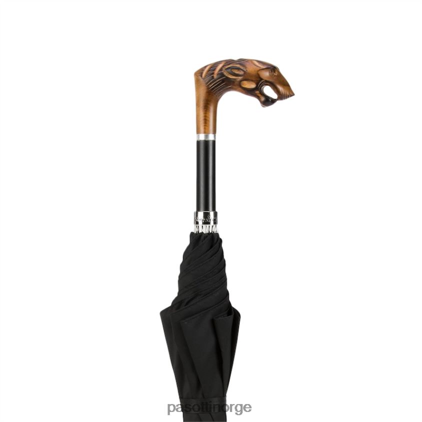 paraply | PASOTTI 478 oxf-18 n50 - håndskåret tigerparaply 8B6Z26122 menn