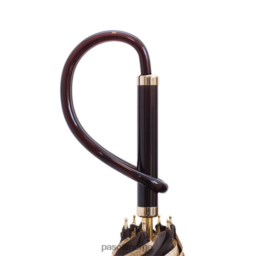 paraply | PASOTTI 189 1411-61 a - brunflekket paraply, dobbel klut 8B6Z26429 unisex