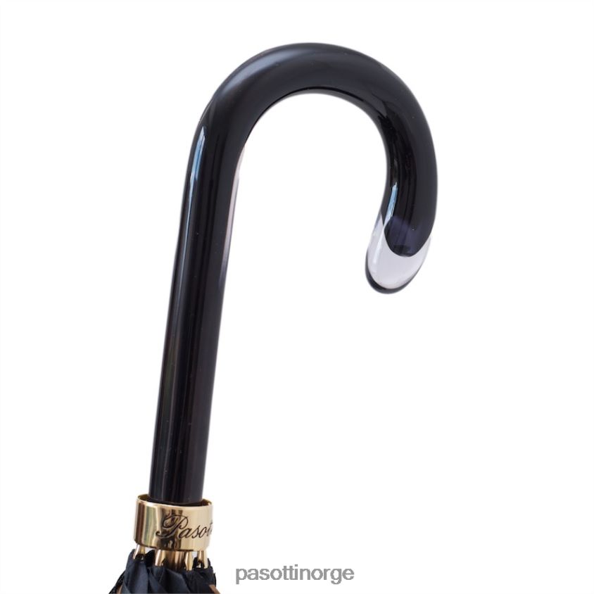 paraply | PASOTTI 189 21028-11 g15 - brun paraply med sebratrykk 8B6Z26432 unisex