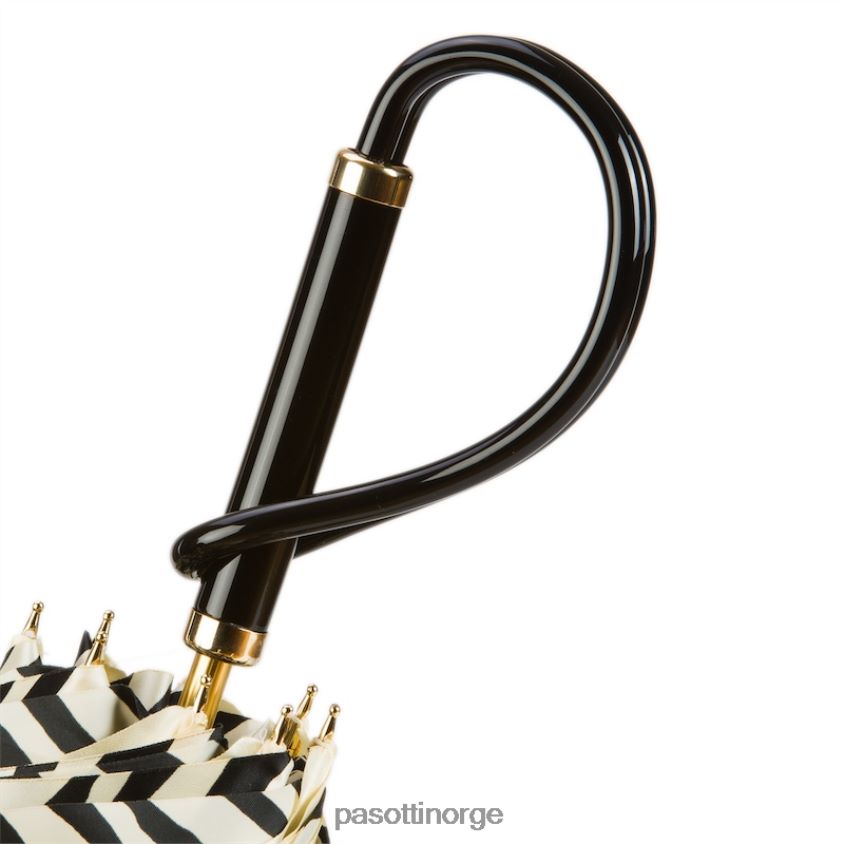 paraply | PASOTTI 189 21028-55 a - elfenben paraply med sebrin interiør, dobbel klut 8B6Z26419 unisex