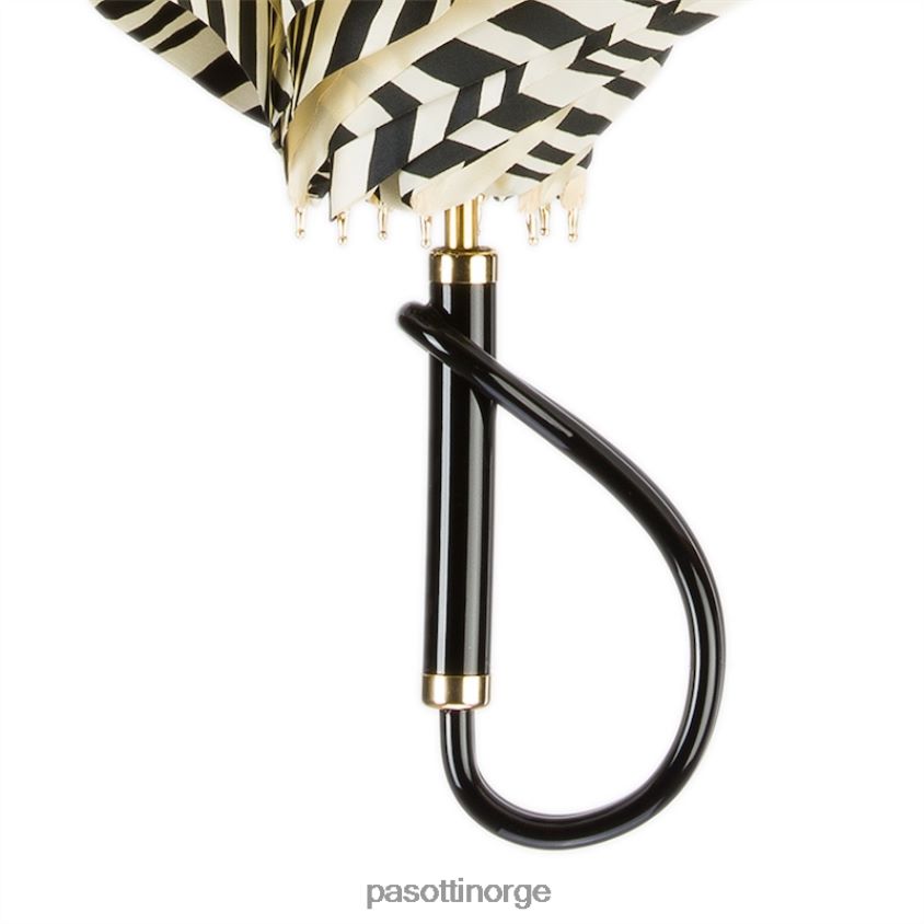 paraply | PASOTTI 189 21028-55 a - elfenben paraply med sebrin interiør, dobbel klut 8B6Z26419 unisex