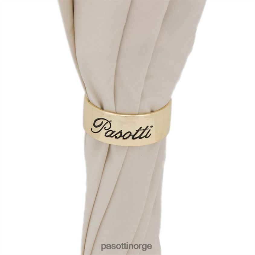 paraply | PASOTTI 189 52417-11 a35 - paraply med leopardmønster med rynket skinnhåndtak 8B6Z26430 unisex