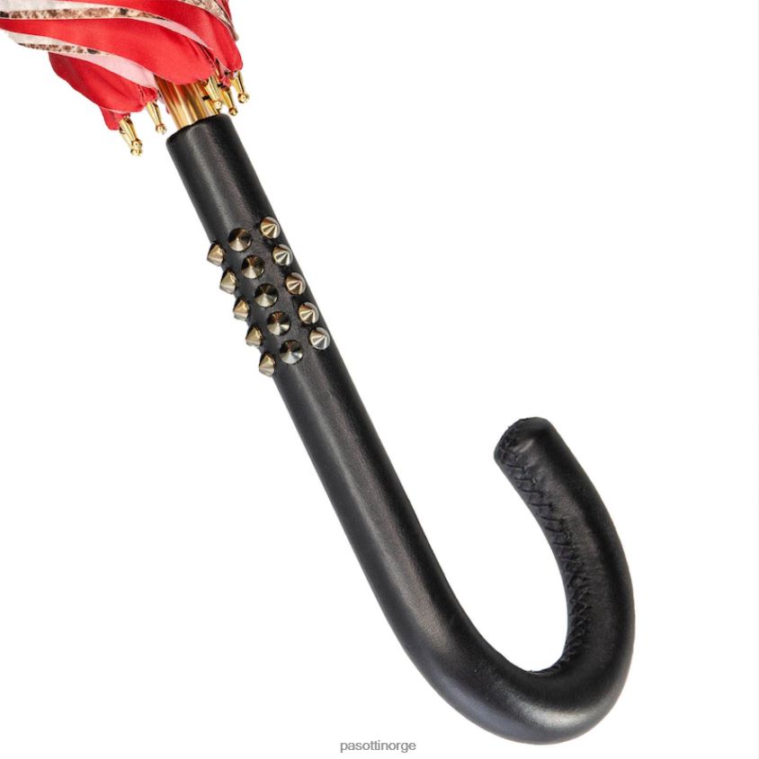 paraply | PASOTTI 189 52656-601 n67 - rød python paraply 8B6Z26402 unisex