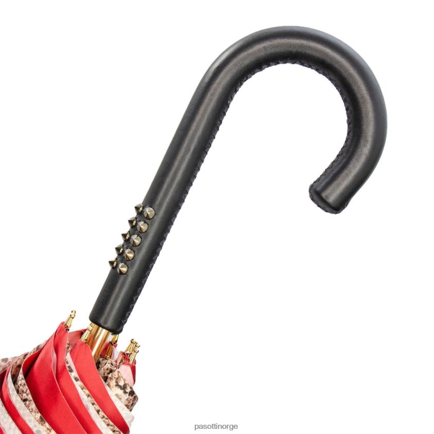 paraply | PASOTTI 189 52656-601 n67 - rød python paraply 8B6Z26402 unisex