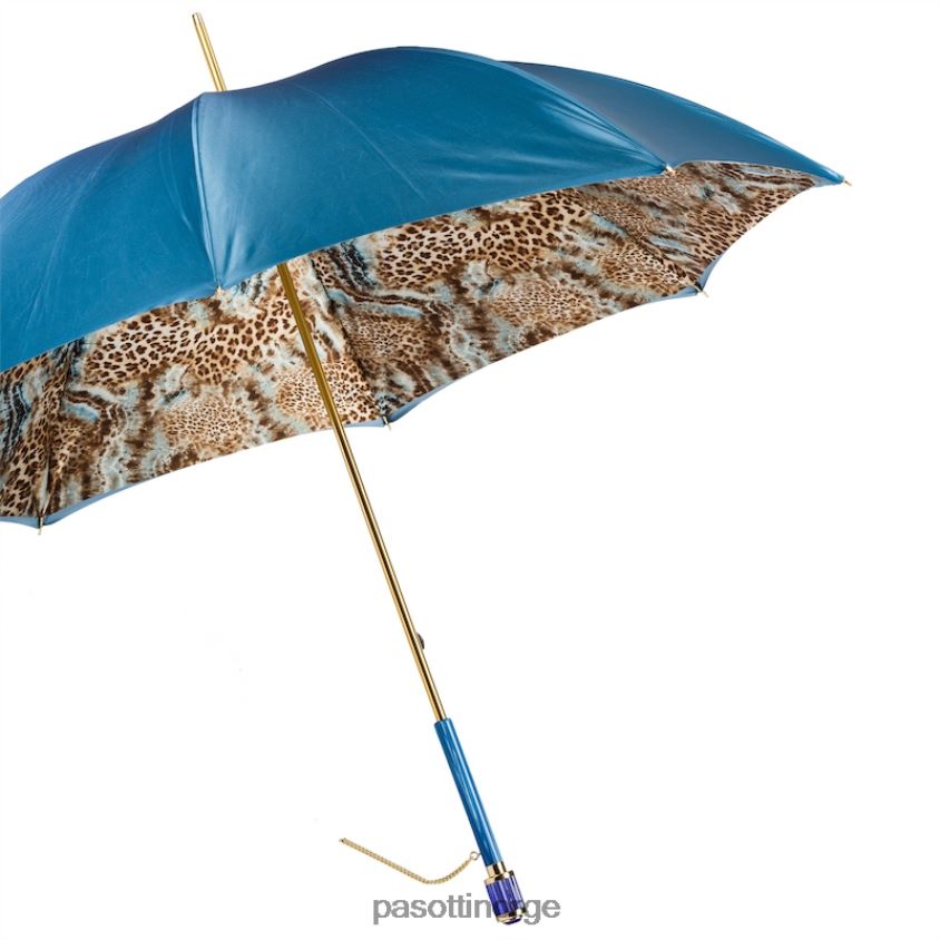 paraply | PASOTTI 189 56084-4 s11 - blå animalier paraply, dobbel klut 8B6Z26410 unisex