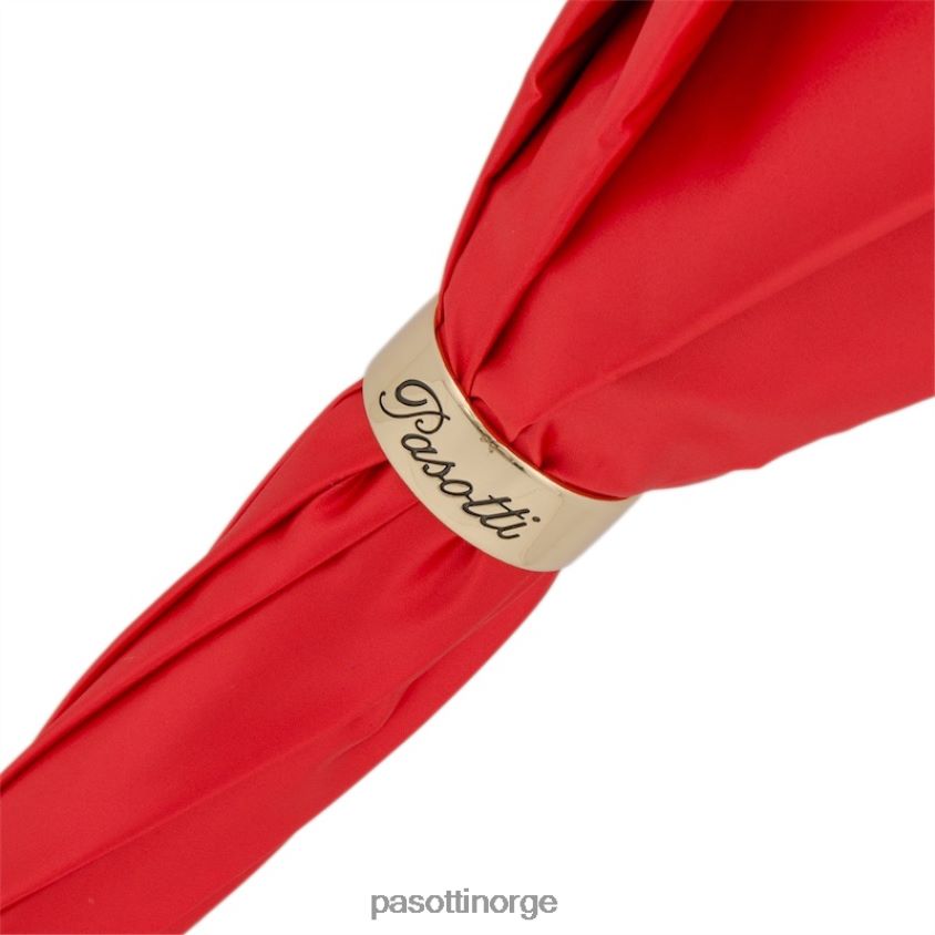 paraply | PASOTTI 189 5a488-92 p5 - paraply med rød leopardmønster, dobbel klut 8B6Z26417 unisex