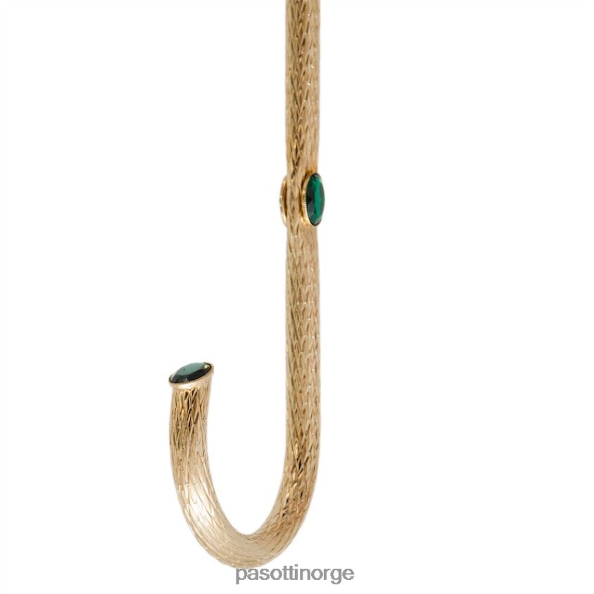 paraply | PASOTTI 189 hawaii p5 - svart paraply med påfuglinteriør, dobbel klut 8B6Z26415 unisex