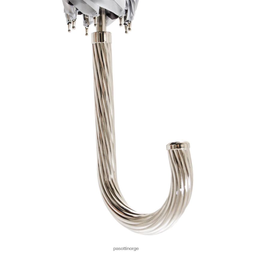 paraply | PASOTTI 189n 5a003-34 g2 - paraply med grå perler og leopardavtrykk 8B6Z26404 unisex