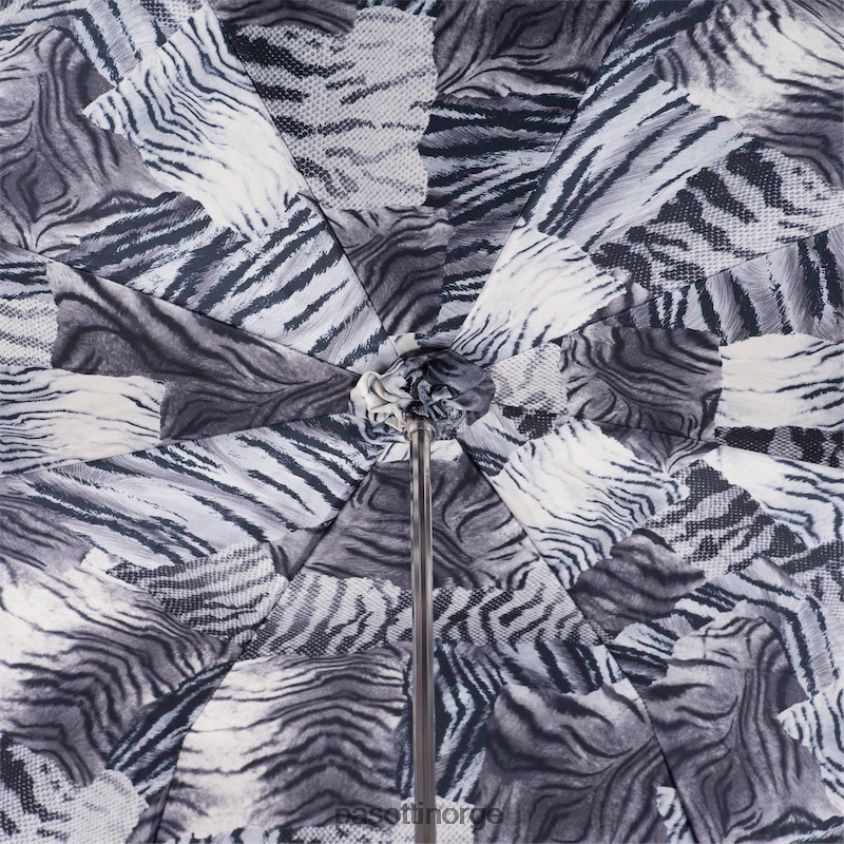 paraply | PASOTTI 189n tigerpatch-6 s11 - svart og hvit animalier paraply, dobbel klut 8B6Z26426 unisex