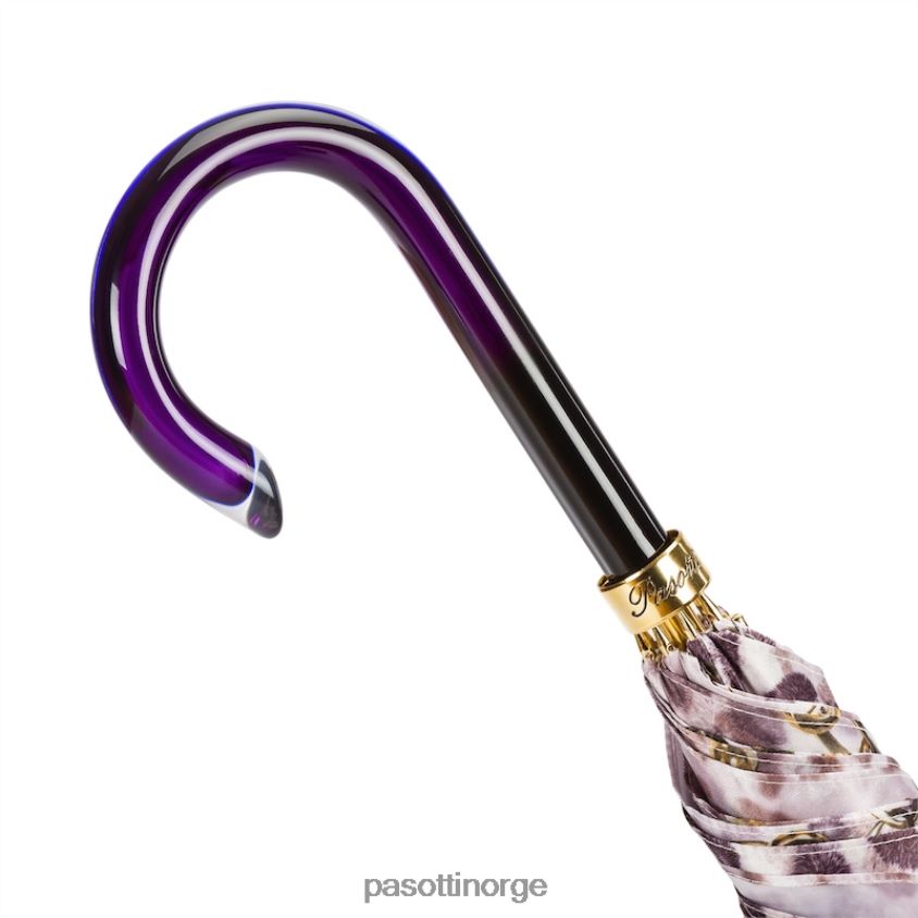 paraply | PASOTTI 20 58002-7 g15 - lilla nyanseparaply med kjedetrykk 8B6Z26414 unisex