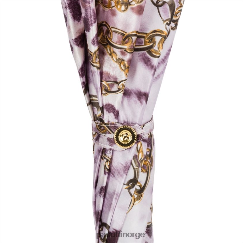 paraply | PASOTTI 20 58002-7 g15 - lilla nyanseparaply med kjedetrykk 8B6Z26414 unisex