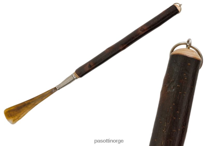 tilbehør PASOTTI cs cbd - unikt skohorn i kastanjetre 8B6Z26646 unisex