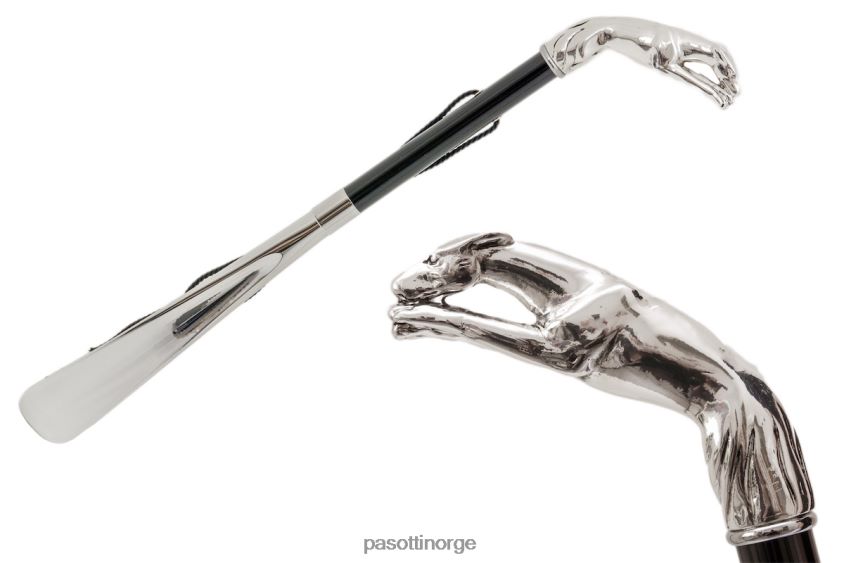 tilbehør PASOTTI cs w10 - sølv greyhound skohorn 8B6Z26321 unisex