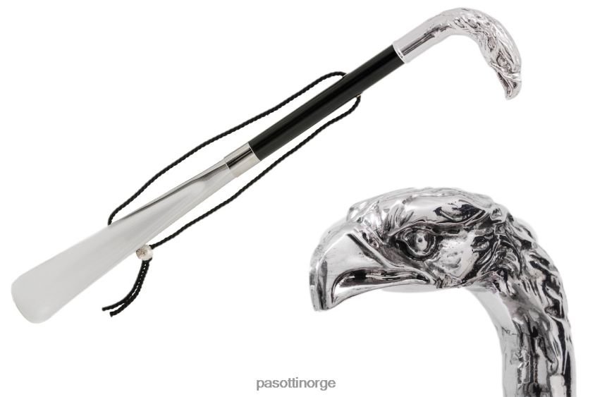 tilbehør PASOTTI cs w18 - sølv ørn skohorn 8B6Z26267 unisex