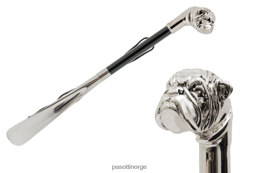 tilbehør PASOTTI cs w38 - sølv bulldog skohorn 8B6Z26298 unisex