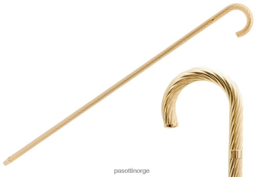 tilbehør PASOTTI ba g2 - spaserstokk i messing luksus 8B6Z26196 unisex