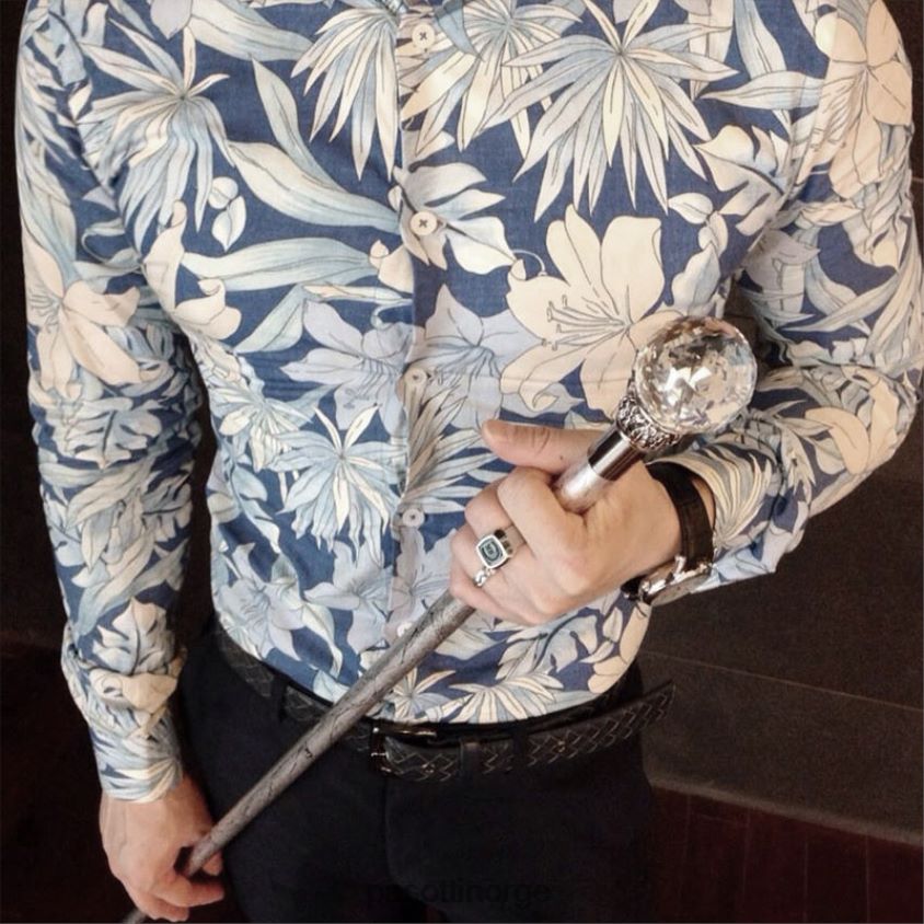 tilbehør PASOTTI ba w01ar - krystallkulestokk, sølvskaft 8B6Z26241 unisex