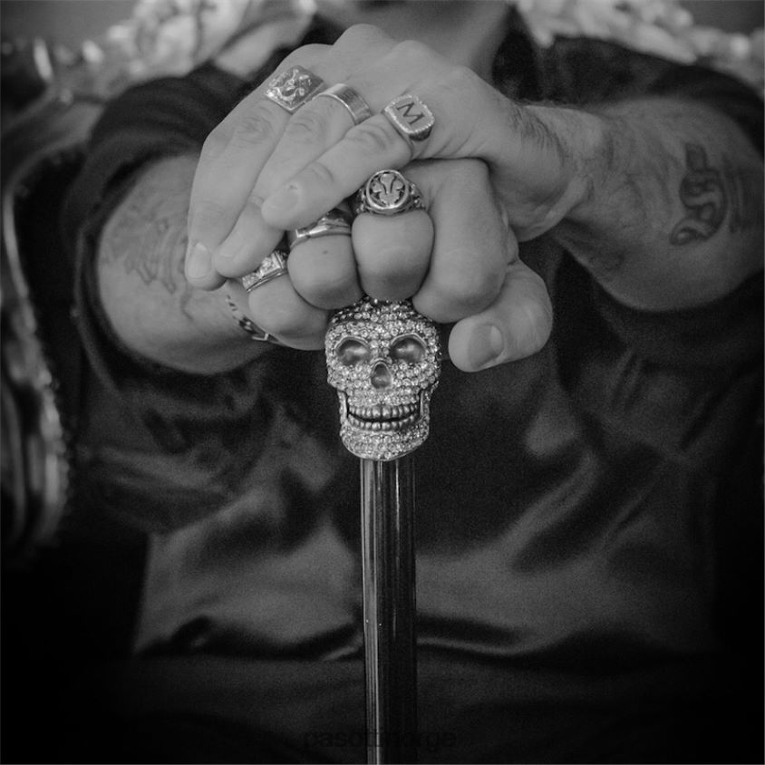 tilbehør PASOTTI ba w333tr - klar swarovski hodeskallestokk 8B6Z26212 unisex