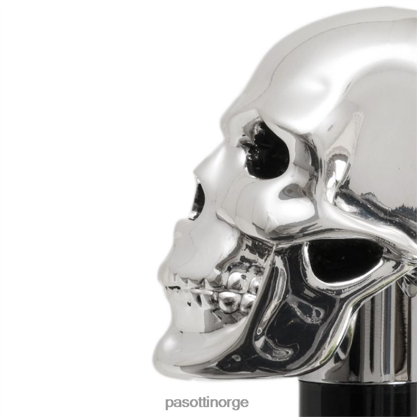 tilbehør PASOTTI ba w33 - hodeskallestokk i sølv 8B6Z26214 unisex