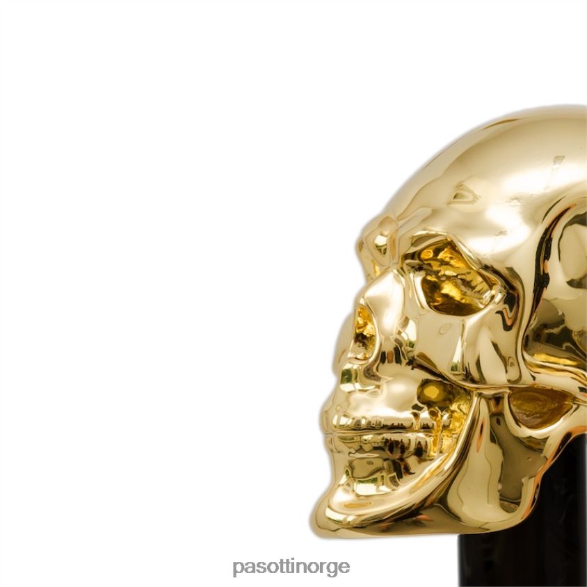 tilbehør PASOTTI ba w33or - hodeskallestokk i gull 8B6Z26231 unisex