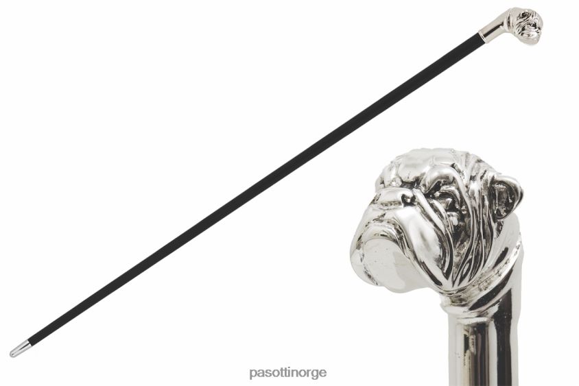 tilbehør PASOTTI ba w38 - sølv bulldog stokk 8B6Z26201 unisex